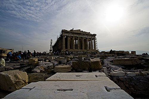 Akropolis i Aten.