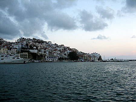 Skopelos stad.