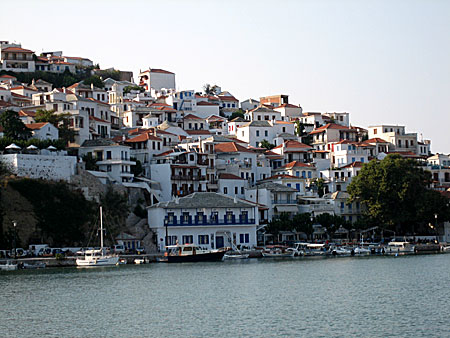 Skopelos stad.