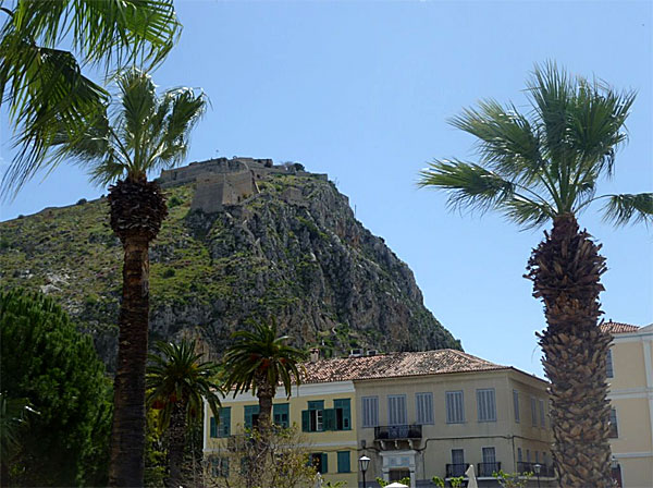 Branta trappor i Nafplio.