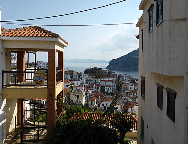 Skopelos stad.