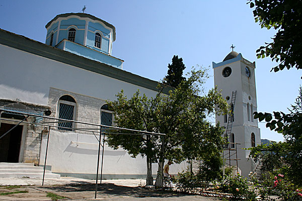 Kyrkan i Panagia där Richard Lejonhjärtas härfana förvaras.