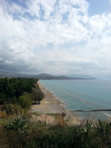 Plaka beach. Nafplio. Peloponnesos.