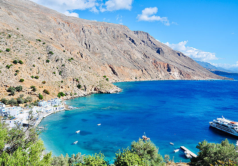 Loutro på södra Kreta i oktober och november